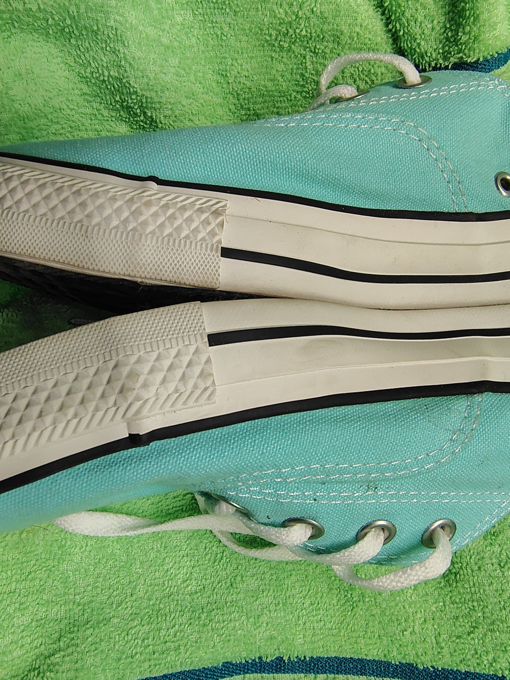 Converse Women’s Athletic Shoes in Turquoise - Picture 3 of 6